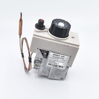 Katup Gas Termostatis EMMETI 630 Pengganti, Mekanis Penuh, Sensor Kapiler 40-90 Derajat untuk Pemanas Gas dan Pemanas Air