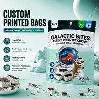 Sachet d'emballage personnalisé pour friandises pour animaux de compagnie, pochette refermable à fermeture éclair, haute barrière, qualité alimentaire, sac personnalisé