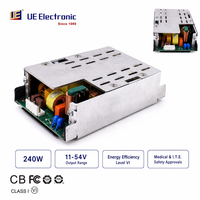 215/216/239/240W 12V 19V 24V 48V 54V 3 Amp 9 Amp Papan Sirkuit Mainan Elektronik AC DC Adaptor Catu Daya Switching Open Frame
