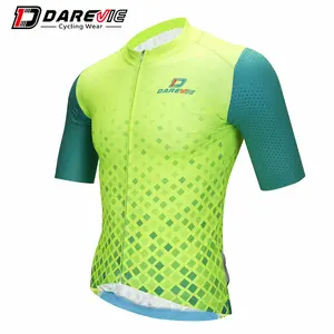 DAREVIE Custom Druck Radsport Sport bekleidung Männer schnell trocknen kurze Ärmel Fitness Radsport Trikot Tops Lauf hemden