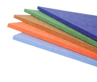 Panneau acoustique en feutre 100% PET, panneau absorbant le son, à coller ou à fixer, pour la maison, le bureau, l'usine, le home cinéma