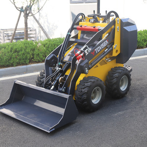 Mini-chargeuse compacte sur chenilles, version essence, pour travaux d'ingénierie, modèle compact, du fabricant - Product Image 4