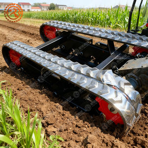 Châssis à chenilles en caoutchouc tout-terrain personnalisé, adapté aux concasseurs, véhicules à chenilles haute durabilité, conduite stable et robuste - Product Image 1