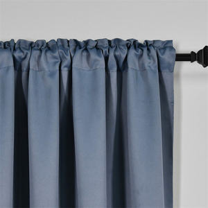 FR <span class=keywords><strong>NEPA</strong></span> 701 Cortina de teatro con ojal moderna Cortinas de seda de terciopelo insonorizadas Resistente al fuego Seguridad Cálido Aislamiento en frío Seda - Product Image 3