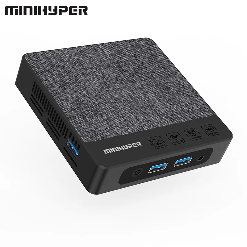 Nuevo MiniHyper HN4 Mini PC 6GB LPDDR4 64GB EMMC Intel Gemini Lake N4020C Soporte Windows / Ubuntu RJ45 1000M USB3.0