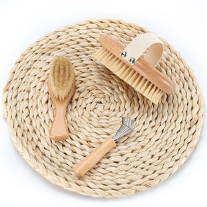 Abeis-cepillo de baño exfoliante personalizado, conjunto de cepillo de limpieza Facial, masaje de madera, conjunto de cepillo corporal seco - Product Image 6