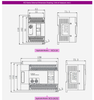 Nuevo PLC XINJE Original Serie XC2, XC2-16R-E XC2-32RT, Controlador Lógico Programable