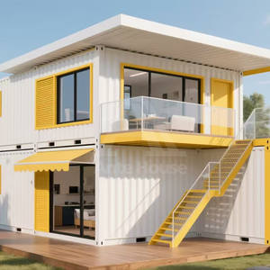 Casa Contenedor <span class=keywords><strong>de</strong></span> Panel Sándwich Transpirable y Creativa, <span class=keywords><strong>de</strong></span> Bloques Metálicos, <span class=keywords><strong>para</strong></span> Tienda <span class=keywords><strong>de</strong></span> Té con Leche, Hogar, Bar, Uso Comercial - Product Image 2