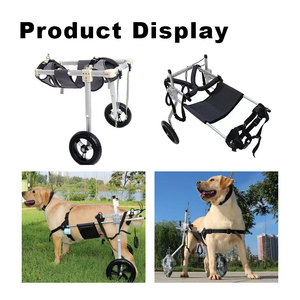 Silla de Ruedas <span class=keywords><strong>para</strong></span> <span class=keywords><strong>Perros</strong></span> con Discapacidad en las Patas Traseras, Asistencia <span class=keywords><strong>para</strong></span> Parálisis, Fabricada en Aluminio Ecológico - Product Image 5