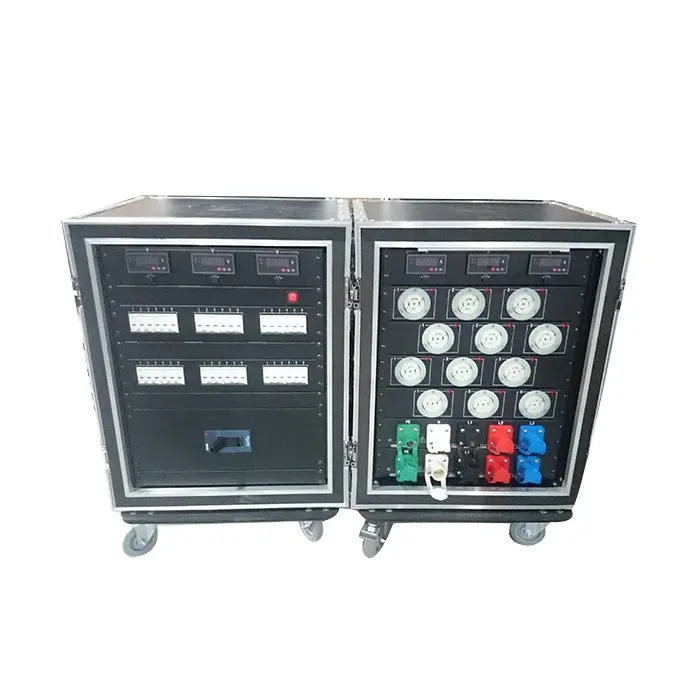 Customized outdoor waterproof stage lighting audio LED large screen power box stage mobile performance distro box