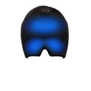 Gorro Canglv para Alivio de Migrañas y Dolores de Cabeza, Envoltura de Hielo para Toda la Cabeza, Gorro de Gel Refrigerante, Terapia de Compresas Frías/Calientes, Talla <span class=keywords><strong>S</strong></span> - Product Image 1