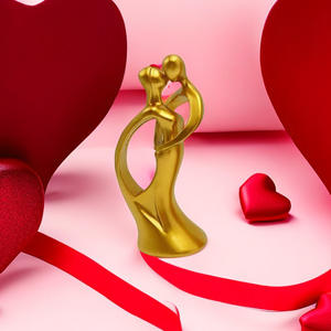 Día <span class=keywords><strong>de</strong></span> San Valentín <span class=keywords><strong>pasión</strong></span> pareja resina escultura 3D decoración romántica boda hogar resina patrón modelo - Product Image 3