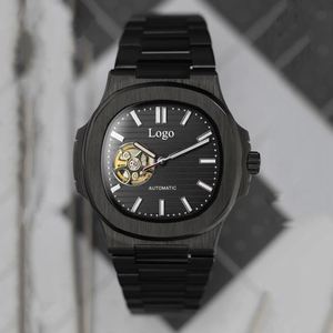 Wholesale Hot Selling Skeleton Movement Mod Mechanical Automatic <b>Watch</b> Men Designer Gold <b>Watches</b> - Product Image 2
