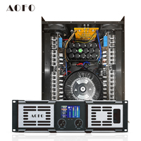 Amplificateur de puissance professionnel AOFO TK5000 3U TD Class 2200W avec écran LCD pour subwoofer et sonorisation de scène