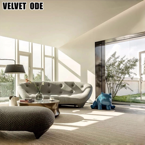 Nuevo Sofá Ploum Shell de Ligne - Roset - Sofá de Diseño de Lujo con Tela Acogedora para Sala de Estar Moderna - Product Image 2