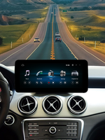 Autoradio Android Qualcomm 680 avec GPS, lecteur vidéo, CarPlay, Android Auto, compatible 5G pour Mercedes-Benz CLA C117 W176 GLA X156