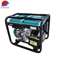Generator Diesel portabel, 12.5 KVA 10KW Harga bagus 220V 380V 50Hz 1/3 fase penyejuk udara bingkai terbuka