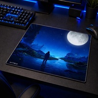Tapis de souris de jeu en verre trempé de qualité industrielle, résistant au feu et durable, pour supermarché, école et usage extérieur