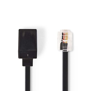 Cable de Extensión Telefónica Rj11 Macho-Hembra de 10m para Conexión Telefónica - Product Image 1