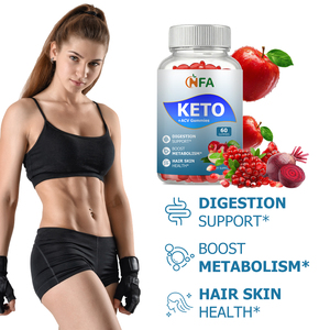 Gomitas Keto +ACV con suplemento de BHB y calcio, personalizables de fábrica, para un control de peso efectivo, nutren la piel, el cabello y las uñas. - Product Image 6