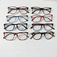 Monture de lunettes classique en acétate pour hommes, monture optique complète pour verres correcteurs, vente en gros OEM