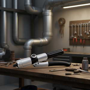 Expansor de tubos hidráulico Vevor de 3/8 a 1-1/8 pulgadas para tubos de cobre con 7 cabezales, herramienta de desbarbado y corte - Product Image 2