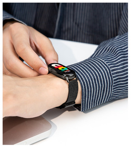 Pulsera ajustable de <span class=keywords><strong>malla</strong></span> transpirable de acero inoxidable para <span class=keywords><strong>reloj</strong></span> <span class=keywords><strong>Xiaomi</strong></span> S3/S4 pulsera milanesa de metal para correa <span class=keywords><strong>Xiaomi</strong></span> Mi Band 9 - Product Image 6