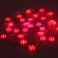 Module de lumière LED à points programmable étanche SMD3535 DC24V 50 mm, source de lumière LED RGB, 30 pièces/chaîne