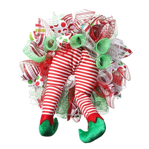 Guirlande décorative en PVC pour l'extérieur, décoration de Noël, rouge et verte, 30 pouces, extra large - Product Image 4