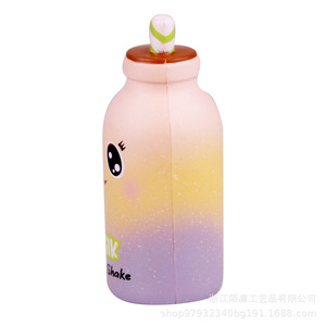 ของเล่นบีบคลายเครียดรูปขวดนมเชค ทำจากเรซิ่น สำหรับตกแต่งห้องเด็ก - Product Image 4