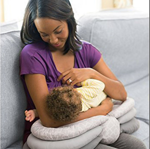 Cojín ajustable multifunción para <span class=keywords><strong>lactancia</strong></span> materna, funda lavable <span class=keywords><strong>en</strong></span> capas para alimentación de recién nacidos, almohada de - Product Image 5