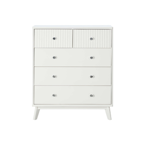 Grande marque Tallboy 5 tiroirs EVEREST Meilleure vente Meubles de chambre à coucher de style vintage Armoire de l'usine du Vietnam - Product Image 1