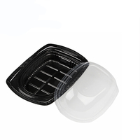 Conteneur en plastique pour poulet rôti à emporter de 1,5 kg, boîtes en plastique pour poulet rôti, barquette jetable pour emballage de poulet rôti