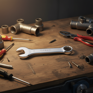 ประแจรวมเฟอร์วี 17 มม. ชุบโครเมียม ขัดเงา - Product Image 3