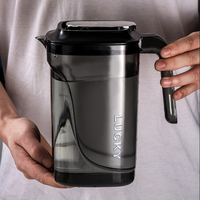 Infuseur à fruits 2,2L-Pichet à thé glacé en plastique sans BPA pour réfrigérateur, maison et cuisine