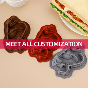 1pcs 3D Dinosaure Fossile Moule à Gâteau en Silicone pour Pâtisserie Fondant Gâteau & Chocolat DIY Savon Artisanat Décoration Bakeware Set - Product Image 5