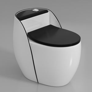 Weiß Gute Qualität Porzellan Sanitär keramik Badezimmer Wassers chrank Siphonic Boden montierte einteilige Keramik toiletten - Product Image 4