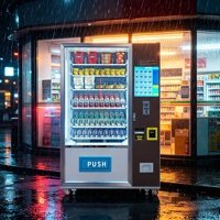Distributeur automatique de nourriture et de boissons avec élévateur et système de refroidissement, acceptant les paiements par code QR et par carte