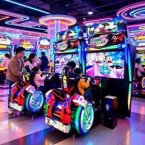 เครื่องเล่นวิดีโอเกม - เกมแข่งรถขนาด 65 นิ้ว "โตเกียวดริฟท์ 3" คอนโซลเกมอินเตอร์แอคทีฟสำหรับบ้านรุ่นดีลักซ์ - Product Image 1