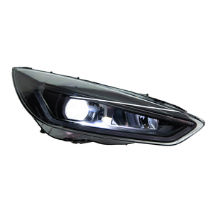 Gruppo Faro Anteriore a LED di Alta Qualità per <span class=keywords><strong>Ford</strong></span> <span class=keywords><strong>Focus</strong></span> <span class=keywords><strong>2015</strong></span>-2018 con DRL Dinamico e Lente Proiettore 6500k 100W, Aggiornamento Luci Anteriori - Product Image 1