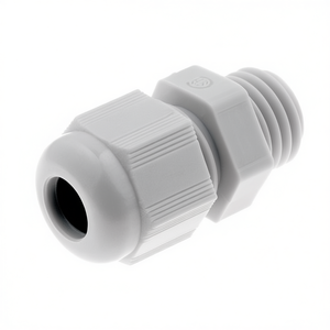 Prensaestopas de nailon M25 de color blanco para accesorios de conectores de cableado eléctrico - Product Image 2