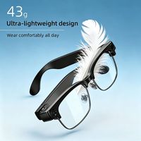 Nouvelles Lunettes Intelligentes IA 2026 avec Caméra 1080P 8MP, Traduction, Appel Bluetooth, Transfert Wi-Fi, Légères (43g), Commande Vocale, Chargement Type-C, Batterie 300mAh