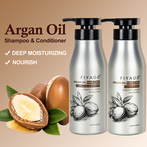 Fiyaoo Professional Shampooing à l'huile d'argan bio pur luxueusement doux <span class=keywords><strong>et</strong></span> hydratant pour lisser les cheveux secs Échantillon gratuit - Product Image 4