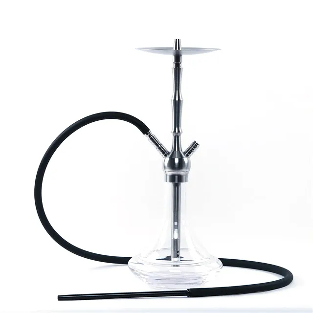 Alta calidad venta al por mayor hecho a mano shisha de acero inoxidable Hookah