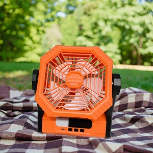 Rechargeable 10000mAh Smart Wireless Electric Tabletop <b>Fan</b> with Light-Strong Wind Portable for Camping Household & Car Use - Product Image 6