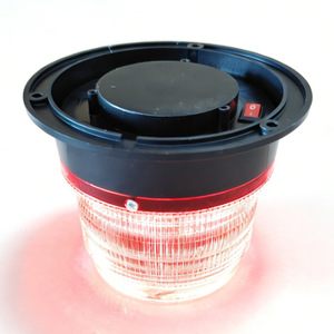 Feu de signalisation solaire LED Pa-036 rouge IP65, portée visuelle 200 m, pour chantier et signalisation d'obstacles routiers - Product Image 4