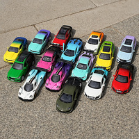 Coche de juguete Chxu de aleación que cambia de color, modelo de coche de carreras simulado con puertas que se abren, varios estilos, coche deportivo de colección para niños