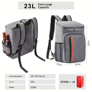 Sac à dos isotherme promotionnel personnalisé en gros, étanche, pour week-end, livraison de repas, pique-nique, glacière thermique pour le déjeuner - Product Image 6