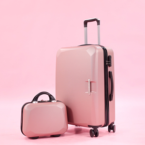 Ensemble de bagages classiques à roulettes 20 22 24 26 pouces ABS rétro valise de voyage à roulettes avec sac à cosmétiques pour femme - Product Image 2