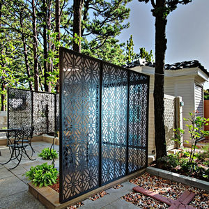 Enrejado de pantalla de acero cortado con láser para jardín al aire libre Valla DE PRIVACIDAD Hermosa valla decorativa para patio trasero para villa residencial - Product Image 3